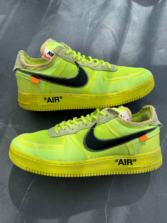 Air Force 1 Low Off-White Volt UK 10