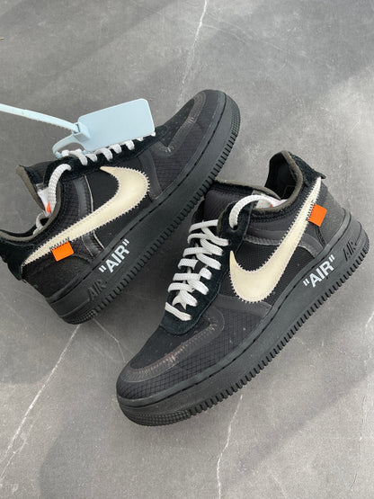 Air Force 1 Low Off-White Black UK 3.5