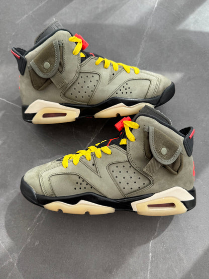 Air Jordan 6 Travis Scott Olive UK 3