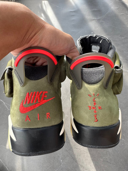Air Jordan 6 Travis Scott Olive UK 10