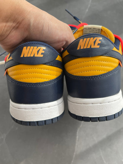 Dunk Low Off-White University Gold UK 10