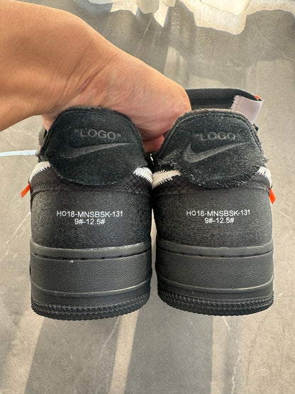 Air Force 1 Low Off-White Black White UK 10