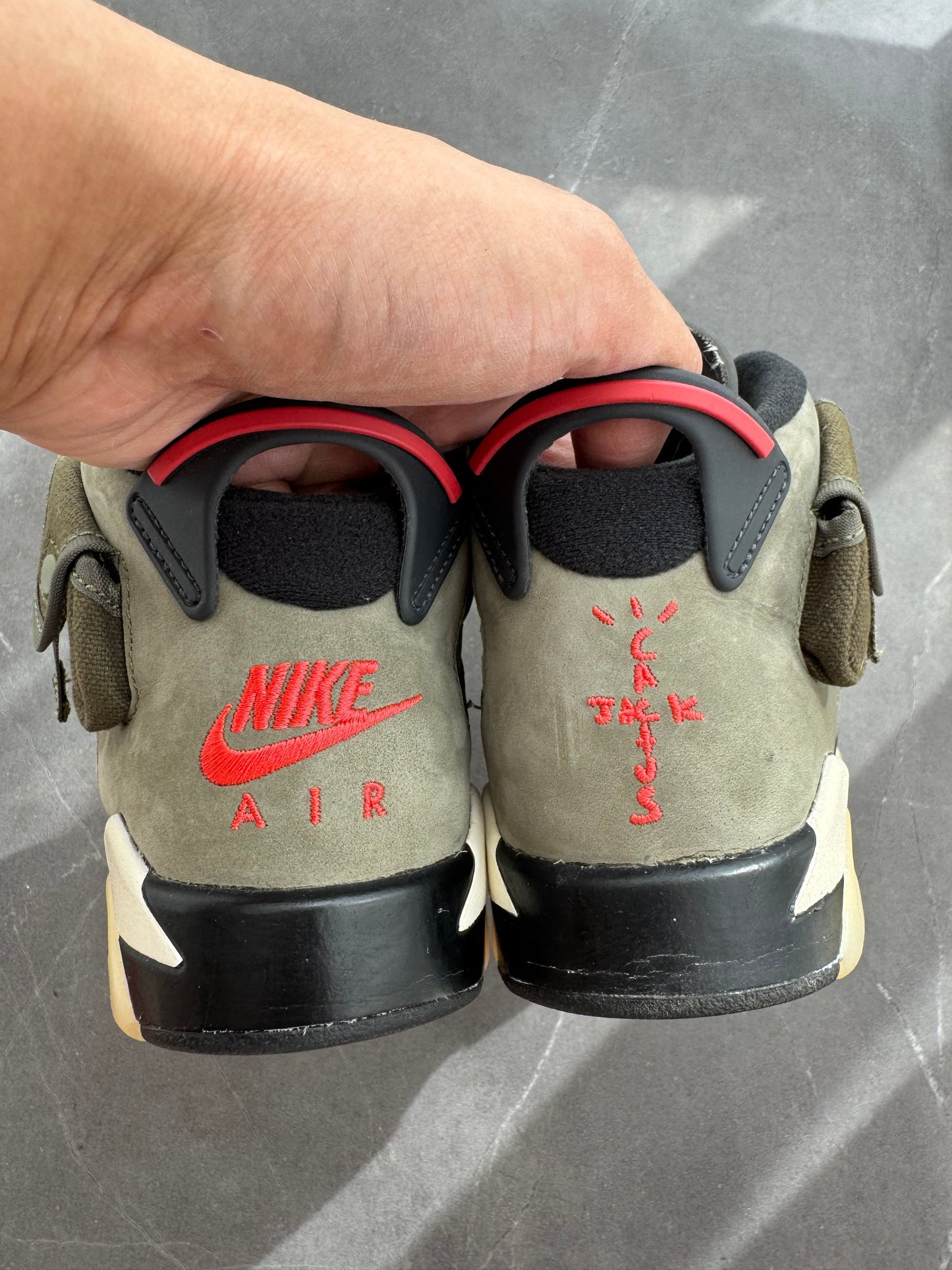 Air Jordan 6 Travis Scott Olive UK 3