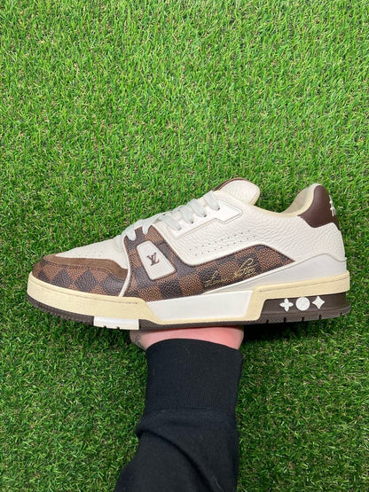 Louis Vuitton Trainer ' White Mocha '  UK 8