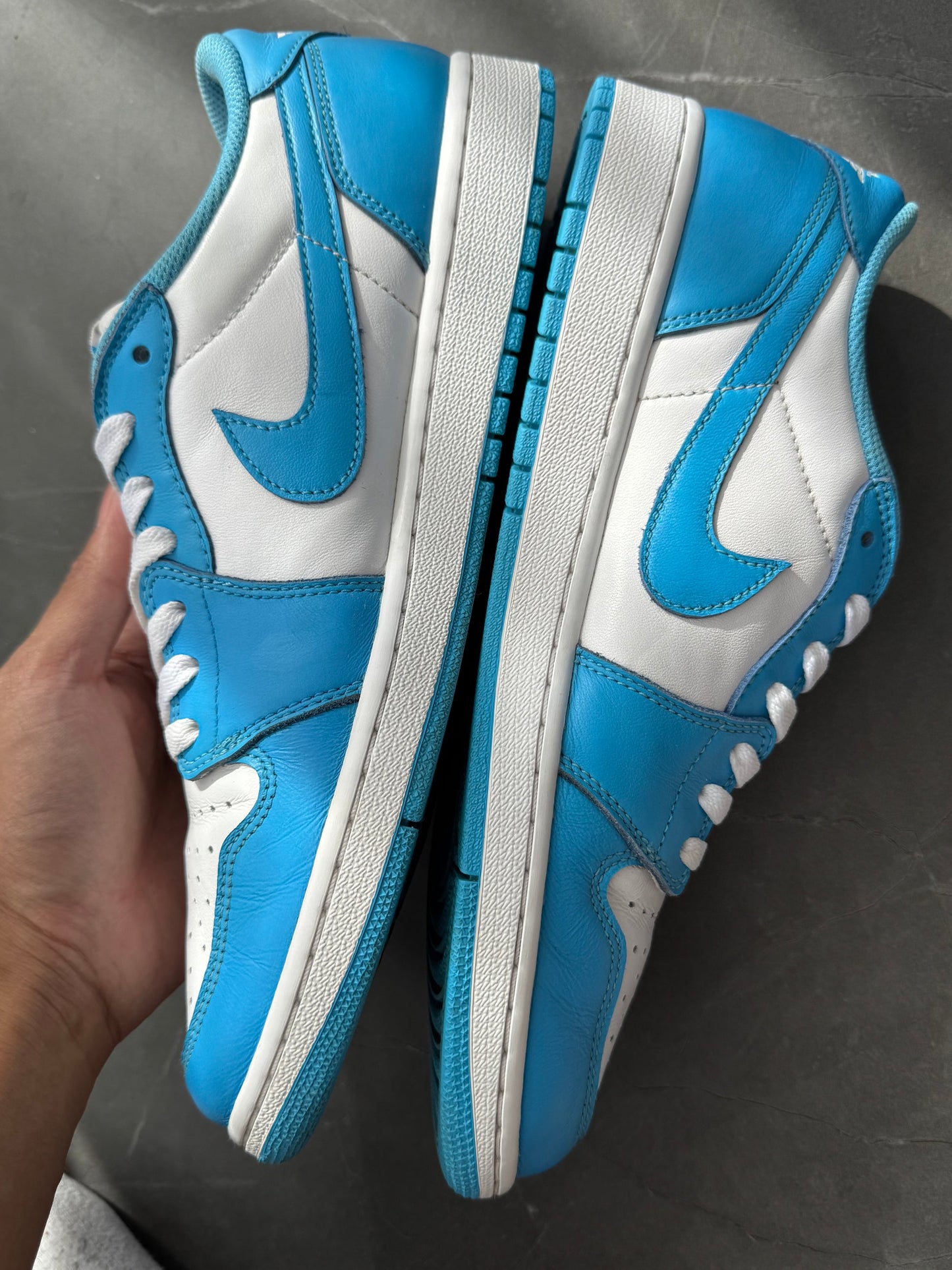 Air Jordan 1 Low SB UNC University Blue UK 10