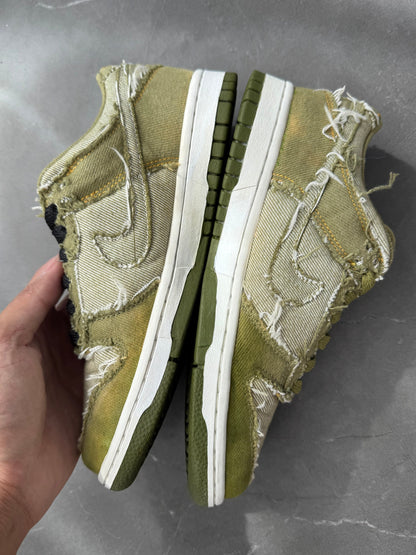 Dunk Low CL Pilgrim White Green Denim 2005 UK 4