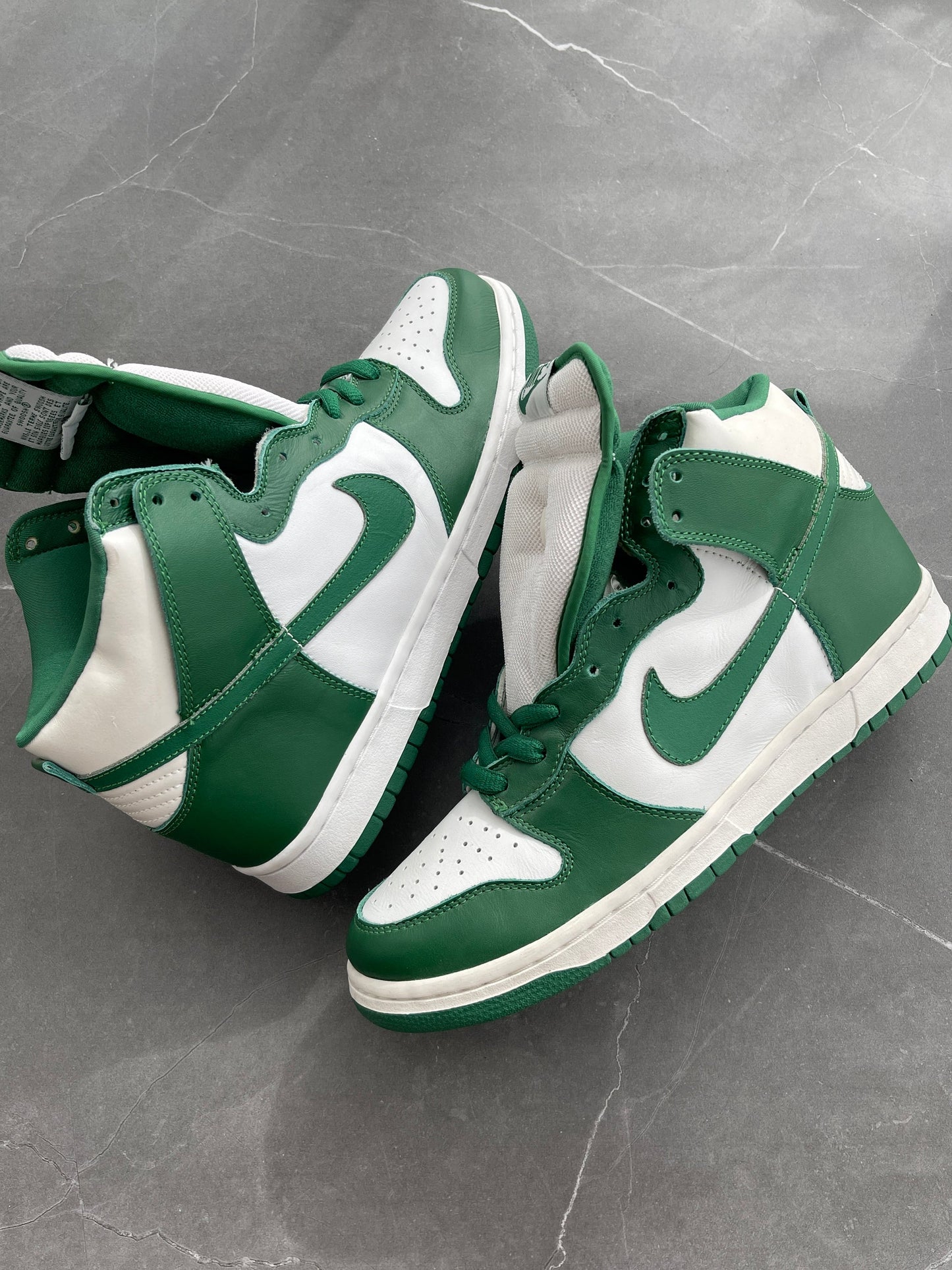 Dunk High White Green Cetic 2003 UK 10