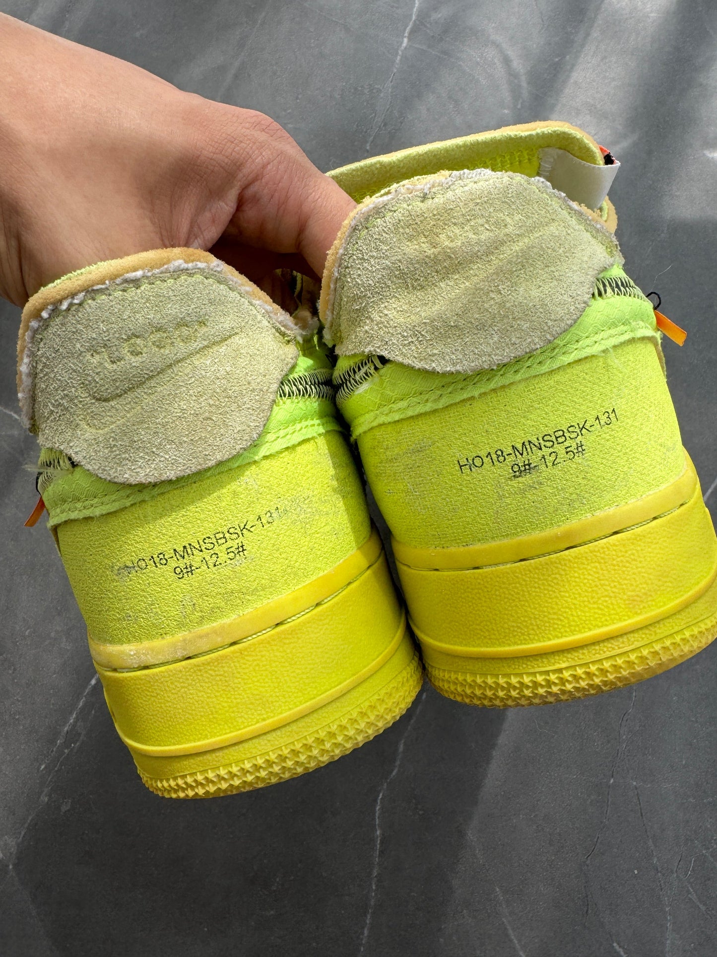 Air Force 1 Low Off-White Volt UK 10