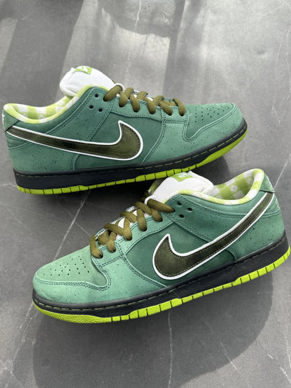 Dunk Low Pro SB Green Lobster Special Box UK 10