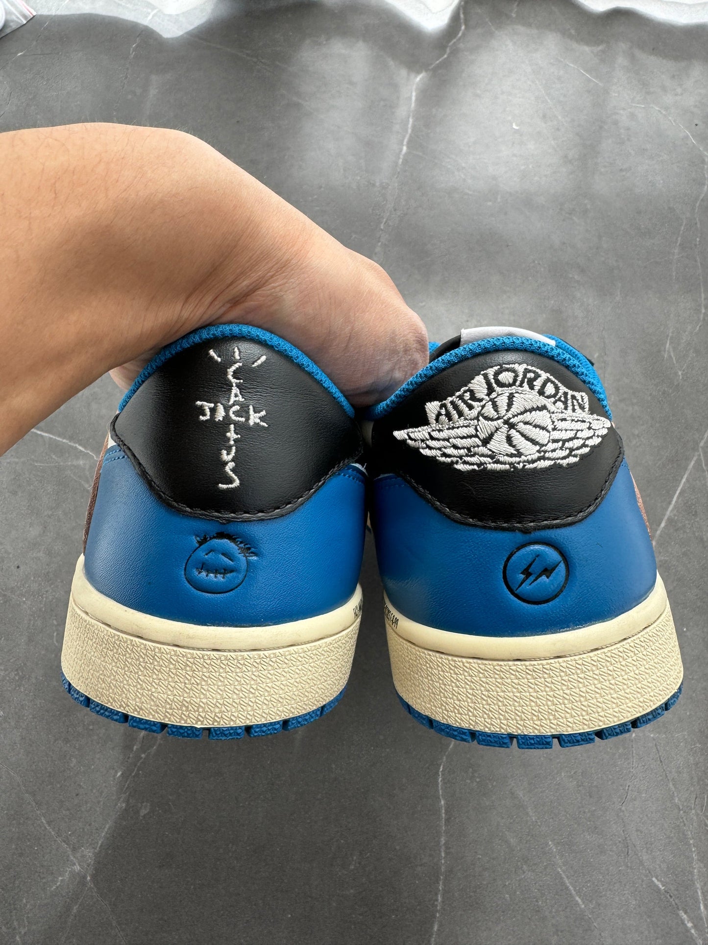 Air Jordan 1 Low Travis Scott Fragment Design UK 10
