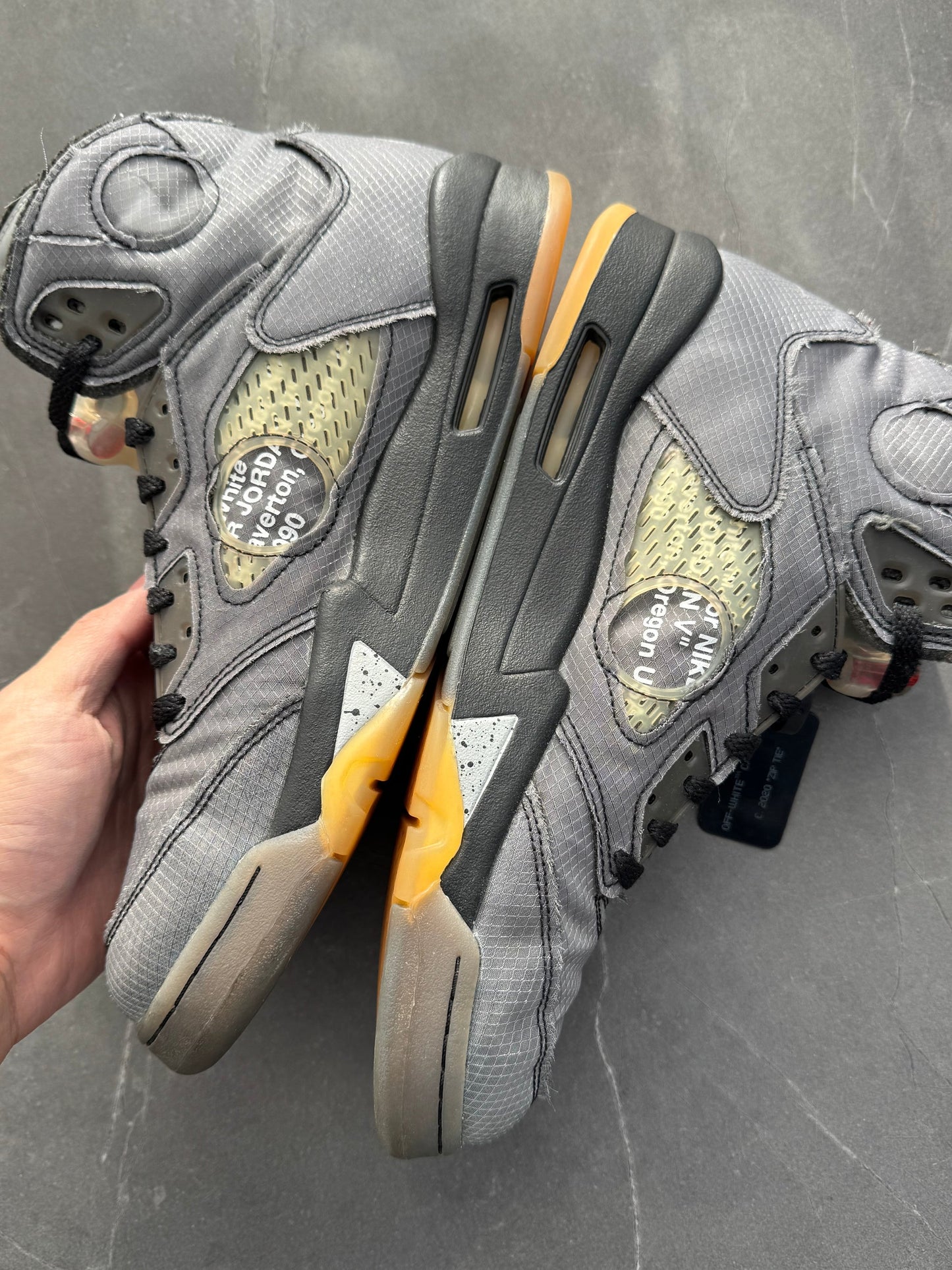 Air Jordan 5 Off-White Muslin UK 10
