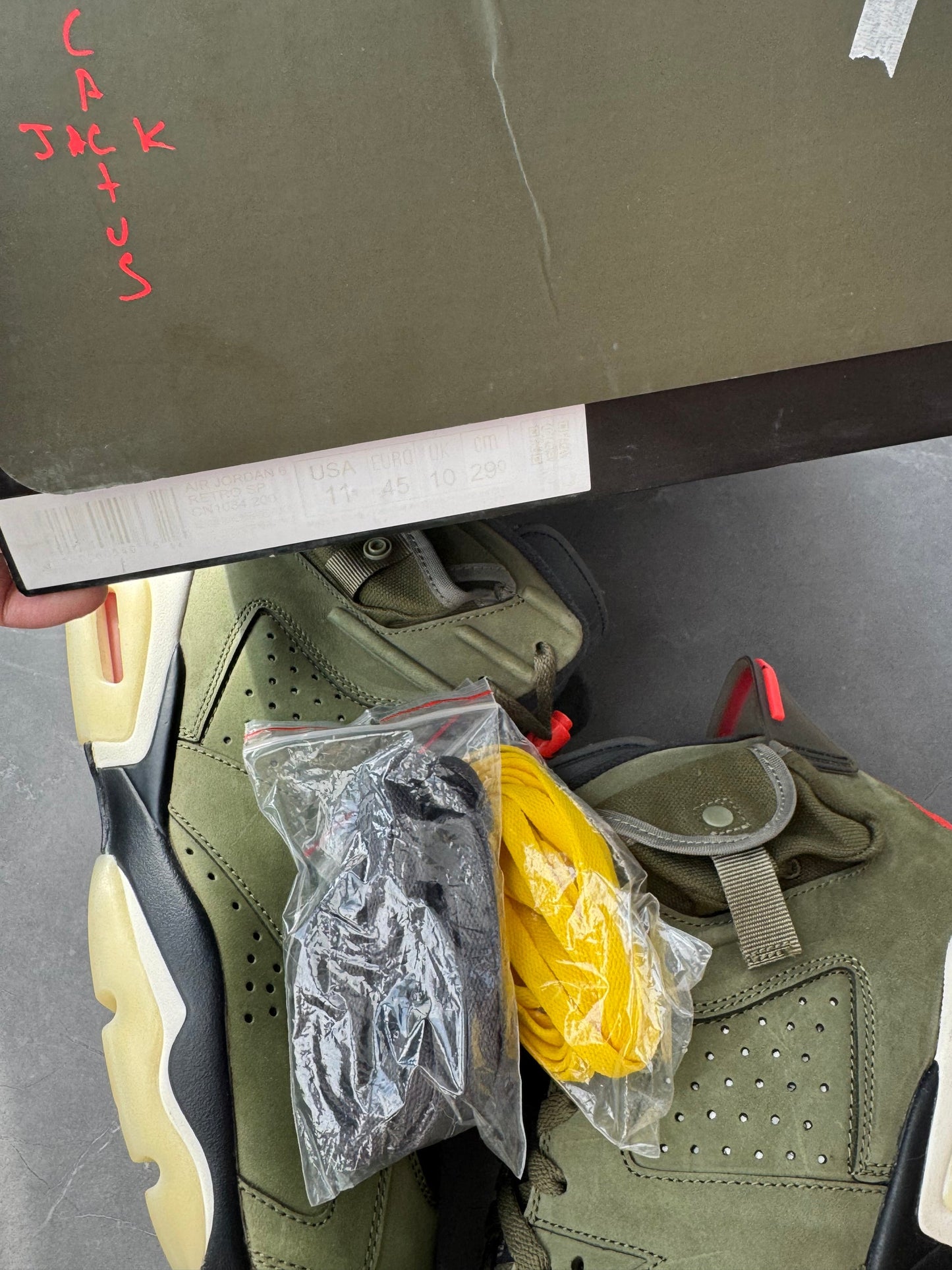 Air Jordan 6 Travis Scott Olive UK 10