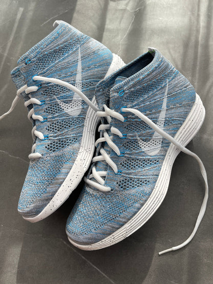 Nike Lunar Flyknit Chukka HTM Snow Pack Blue Glow UK 8