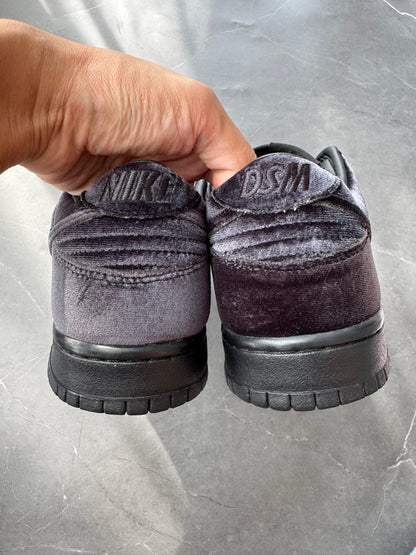Dunk Low Dover Street Market Triple Black Velvet UK 10