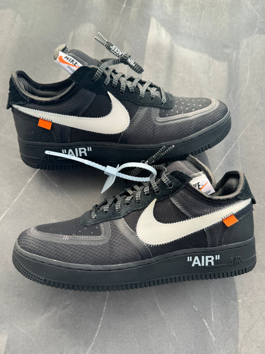 Air Force 1 Low Off-White Black White UK 10