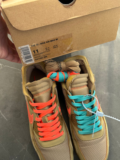 Air Max 90 Off-White Desert Ore  UK 10
