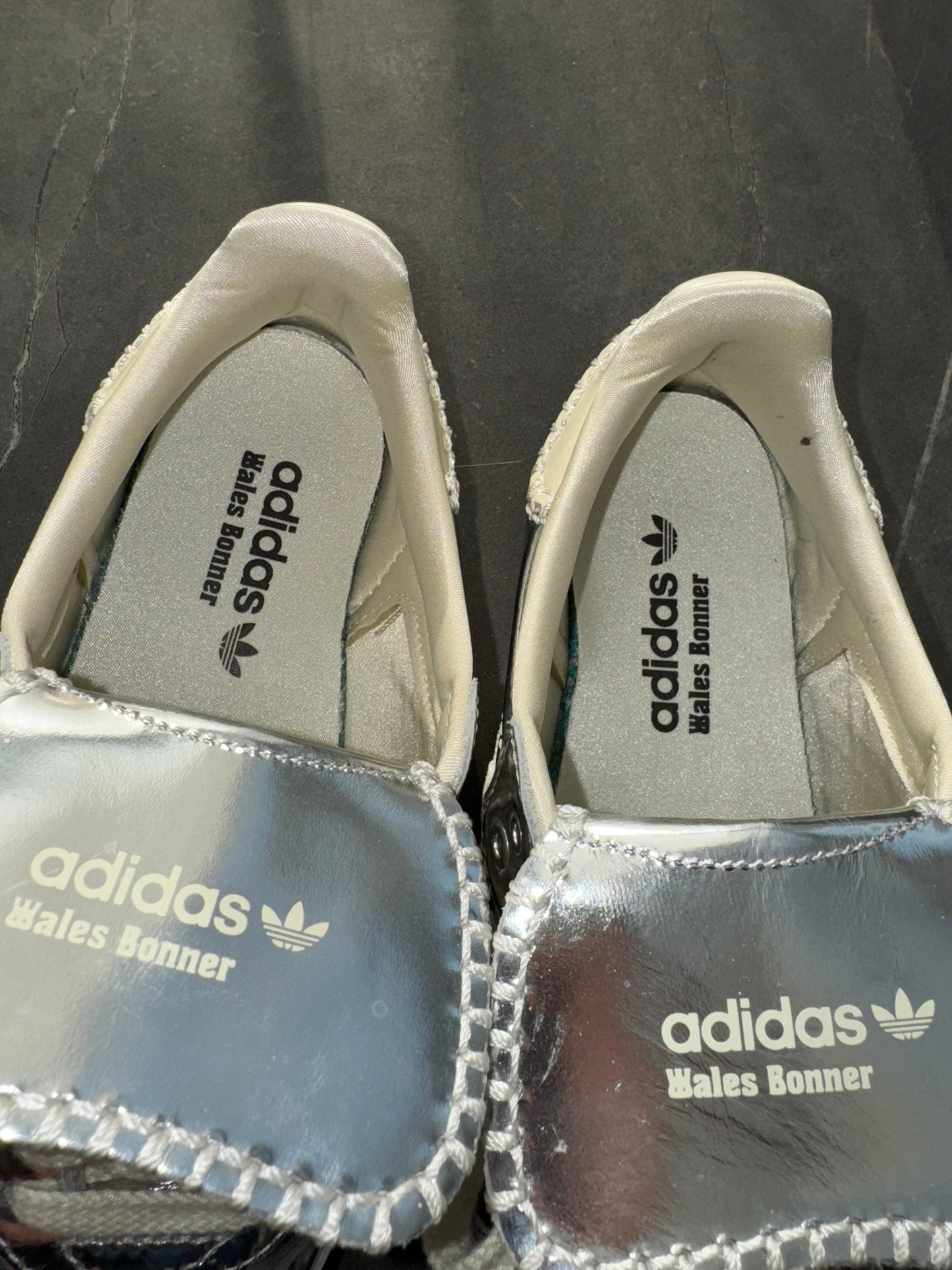Adidas Samba Wales Bonner Silver UK 3.5