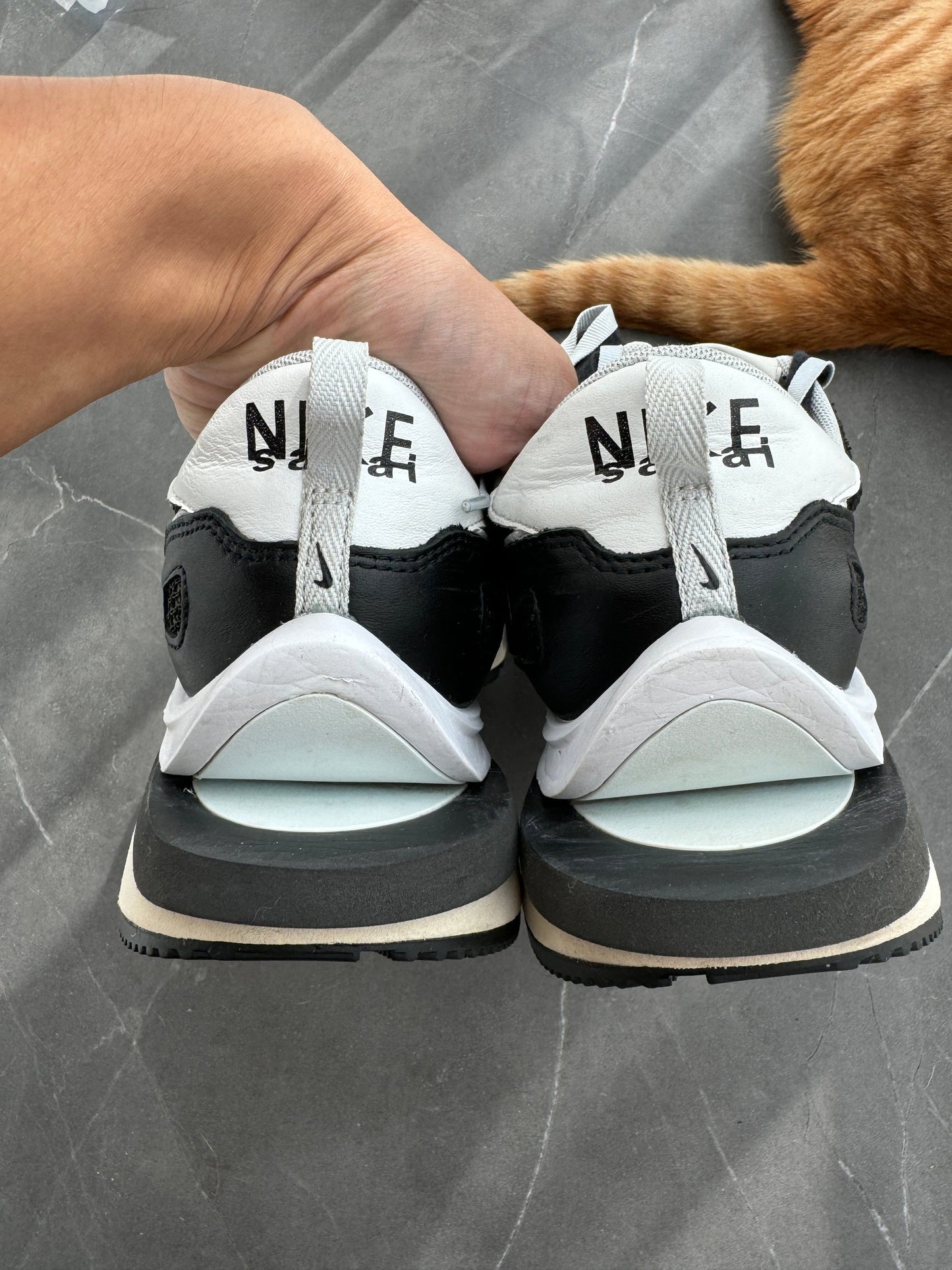 Nike Vaporwaffle Sacai Black White UK 10