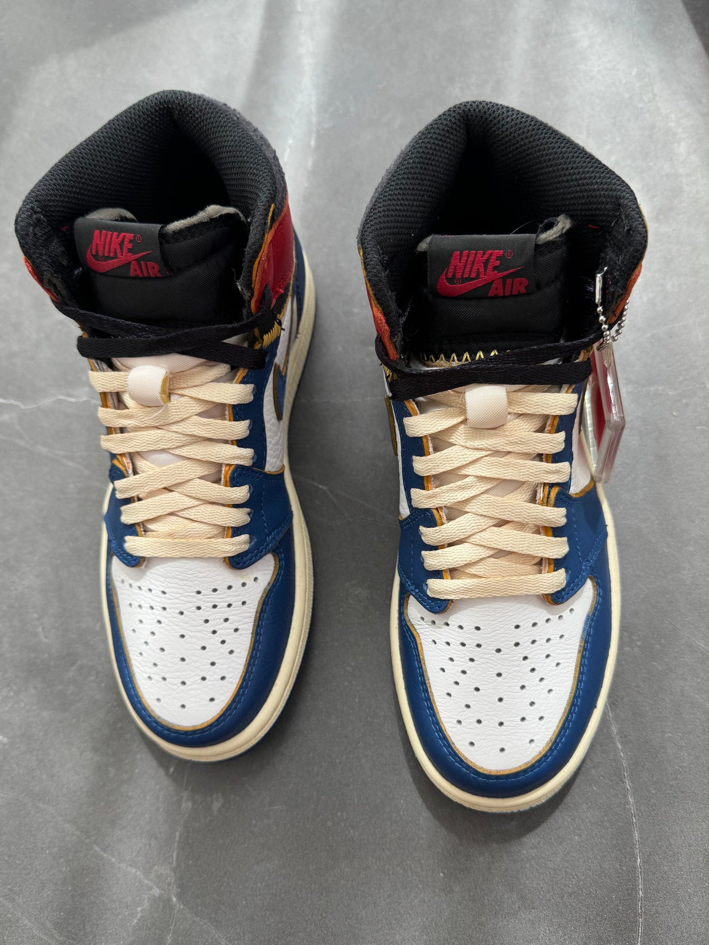 Air Jordan 1 High Union Blue Toe UK 4