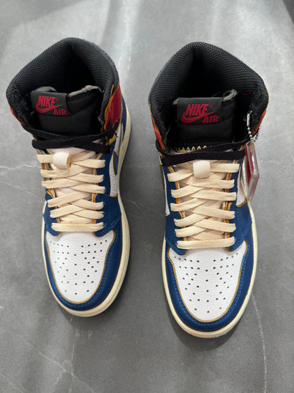 Air Jordan 1 High Union Blue Toe UK 4
