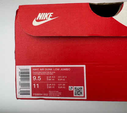 Nike Dunk Low Jumbo UK 8.5