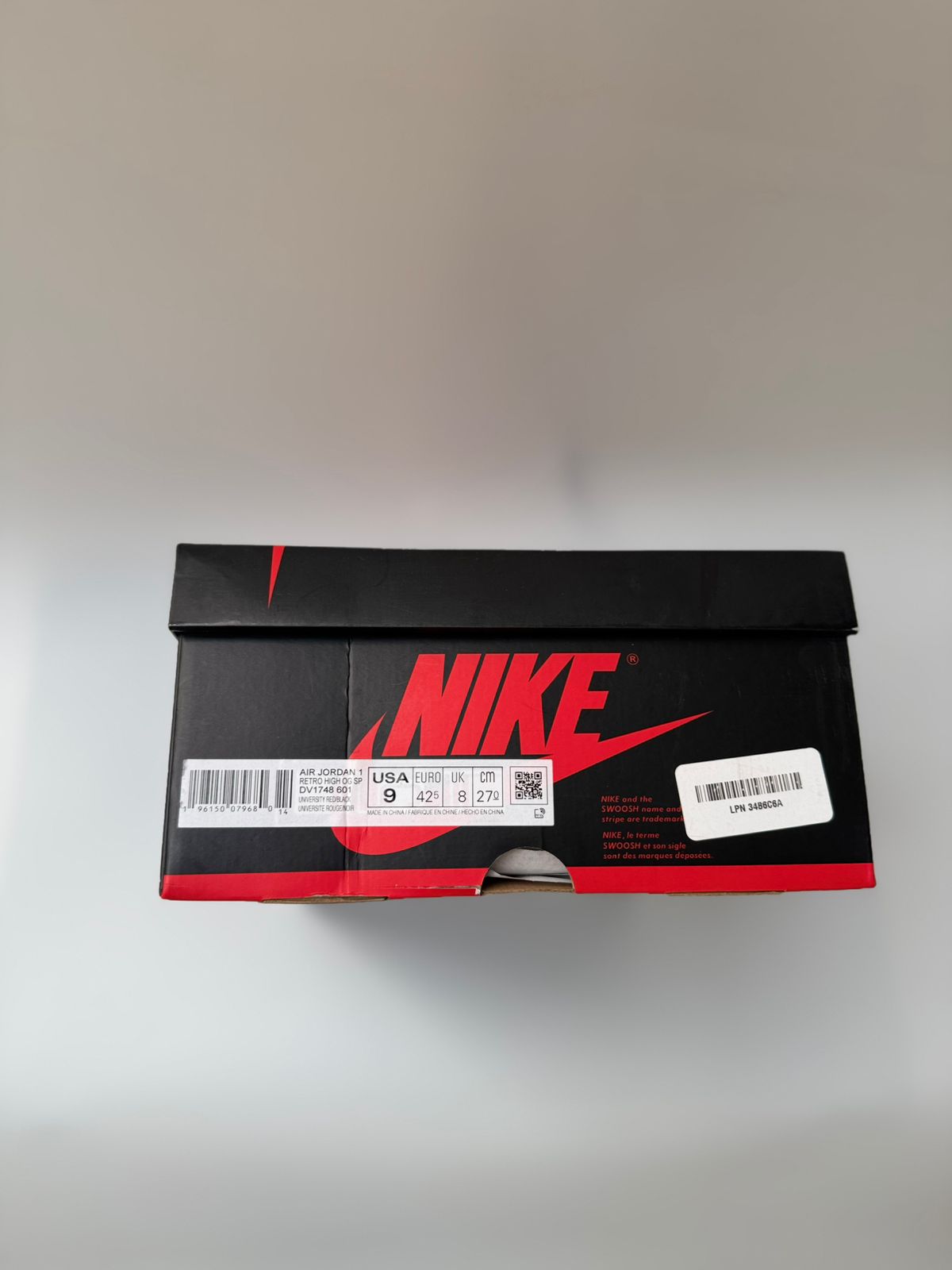 Nike Jordan 1 High Spiderman UK 8