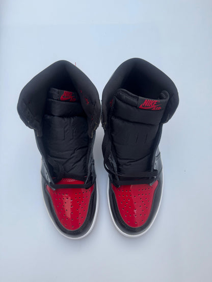 Jordan 1 High Patent Bred UK 10