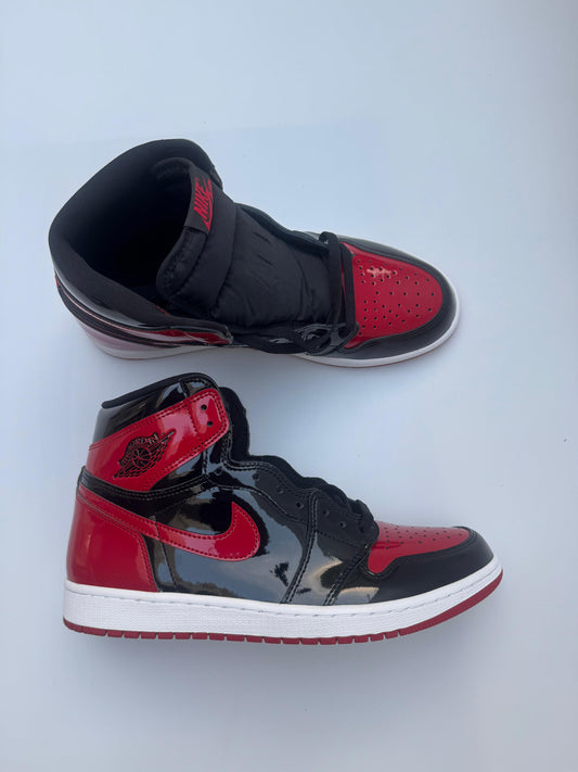 Jordan 1 High Patent Bred UK 10