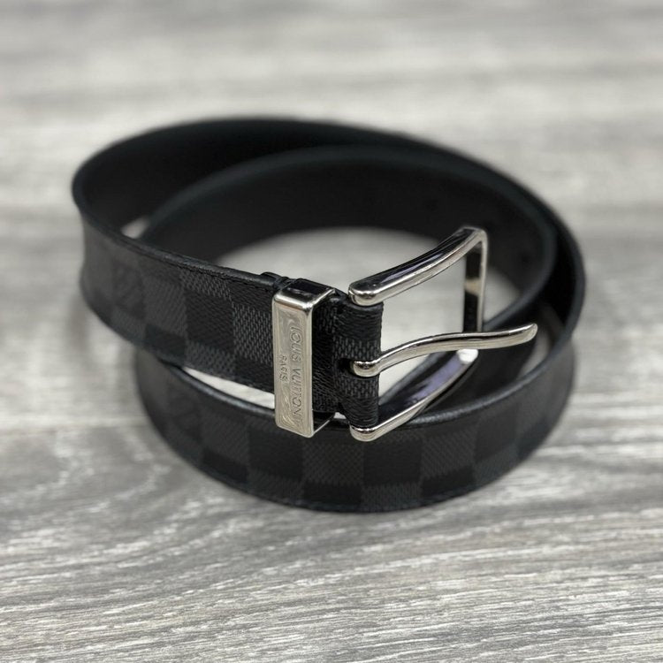 Louis Vuitton Pont Neuf 35mm Belt ' Damier Graphite '