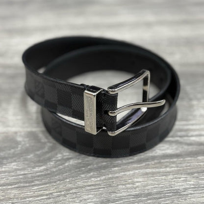 Louis Vuitton Pont Neuf 35mm Belt ' Damier Graphite '