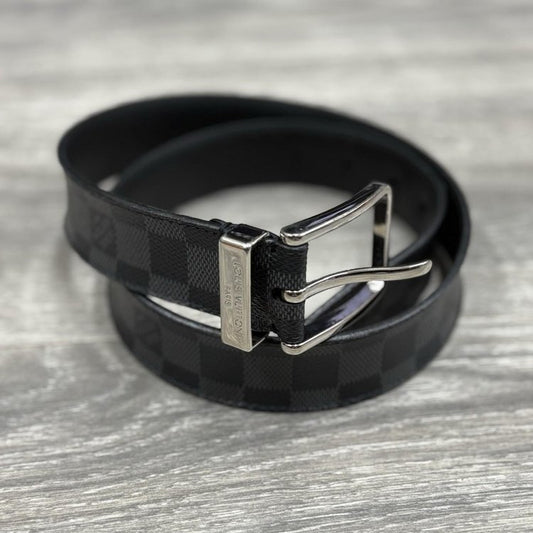 Louis Vuitton Pont Neuf 35mm Belt ' Damier Graphite '