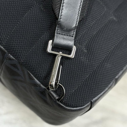 Christian Dior Coated Canvas CD Diamond Mini Rider Sling Bag ' Black '