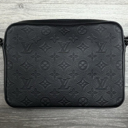 Louis Vuitton Duo Messenger Bag Monogram Shadow ' Black '