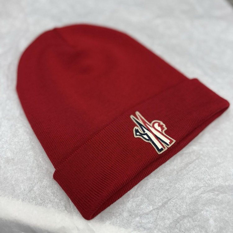 Moncler Grenoble Wool Beanie ' Red '