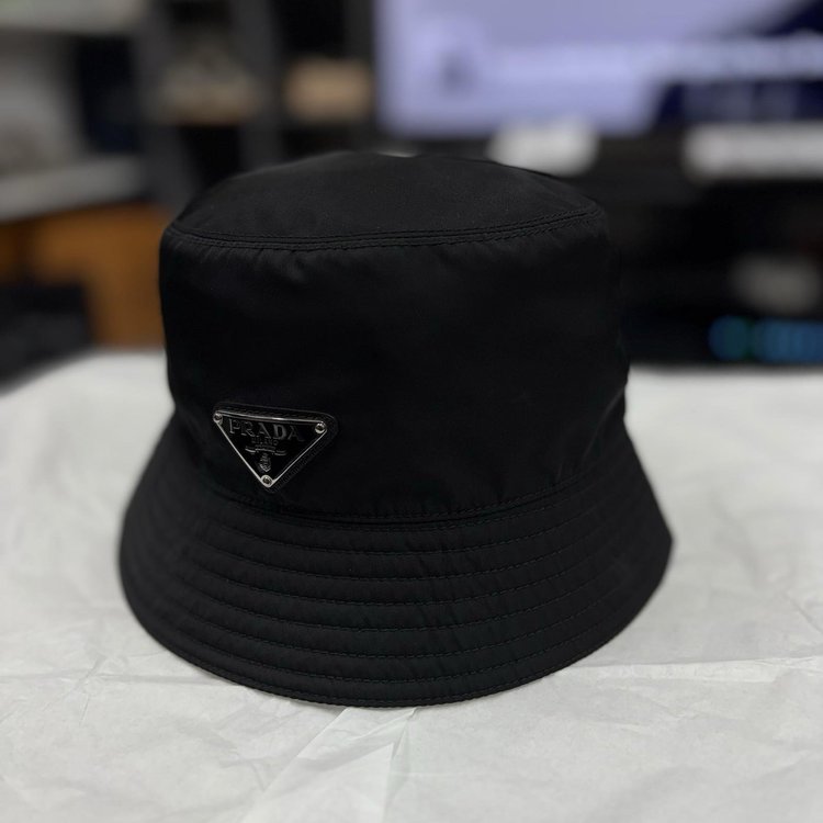 Prada Re-Nylon Bucket Hat ' Black '