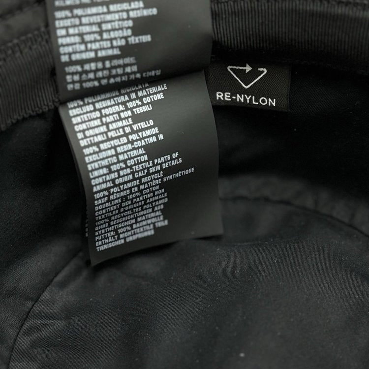 Prada Re-Nylon Bucket Hat ' Black '