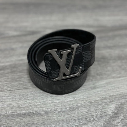 Size 100/40 - Louis Vuitton LV Initials Damier Reversible Belt ' Black '