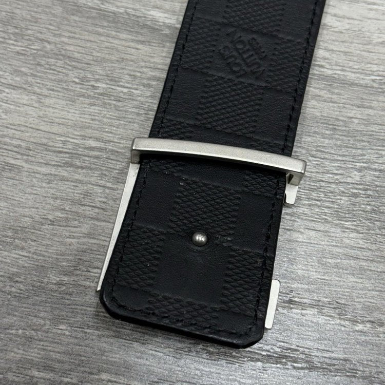 Size 100/40 - Louis Vuitton LV Initials Damier Reversible Belt ' Black '