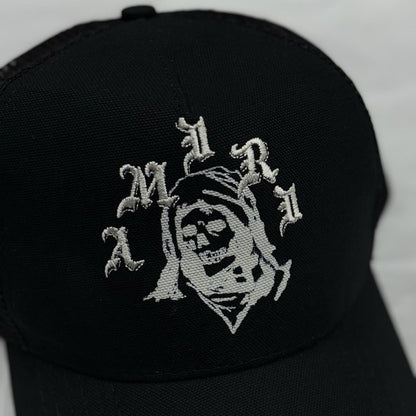 Amiri x Wes Lang Reaper Trucker Hat ' Black '