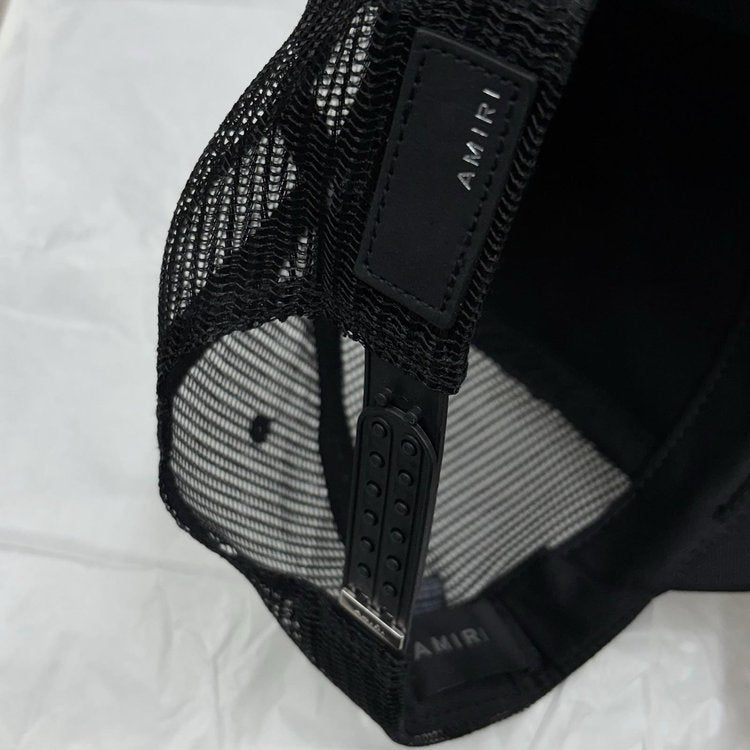 Amiri x Wes Lang Reaper Trucker Hat ' Black '