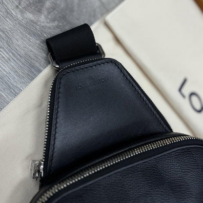 Louis Vuitton Avenue Sling Bag Damier Graphite Canvas ' Black '