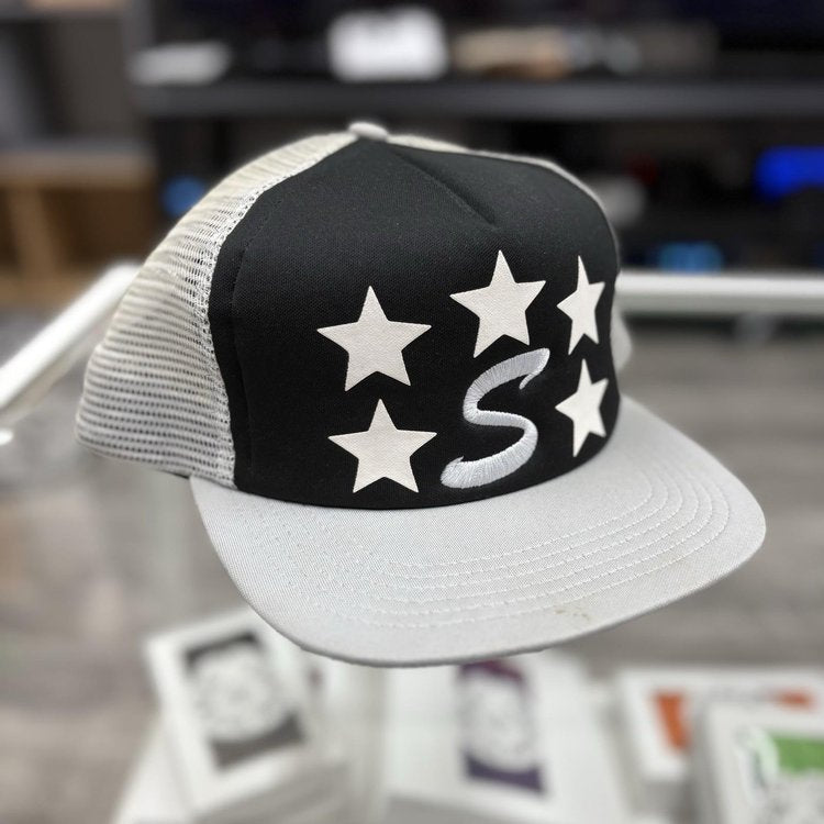Supreme 2013 Star Mesh SnapBack ' Black
