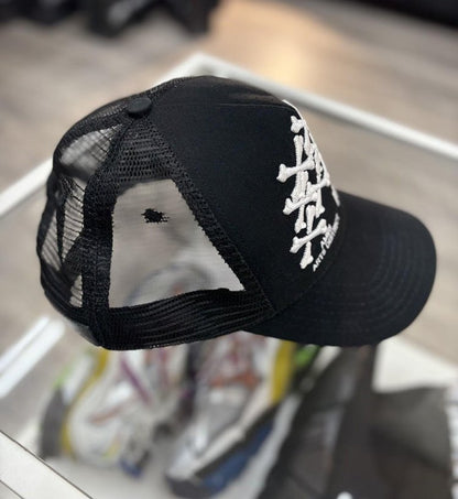 Amiri Stacked Bones Trucker Hat ' Black