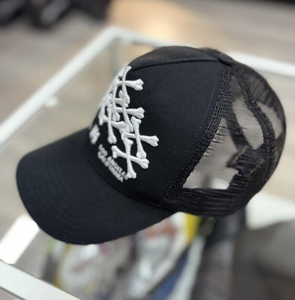 Amiri Stacked Bones Trucker Hat ' Black