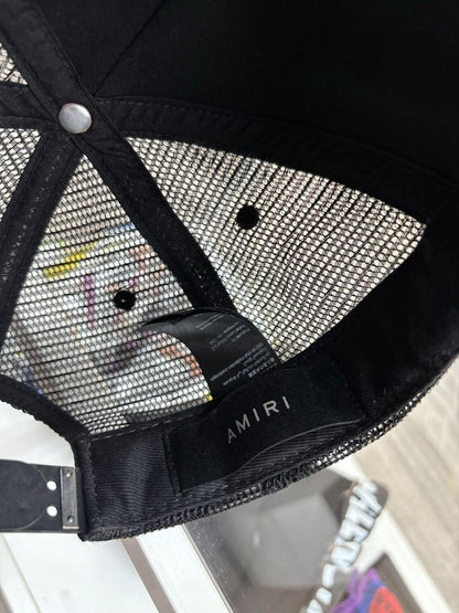 Amiri Stacked Bones Trucker Hat ' Black