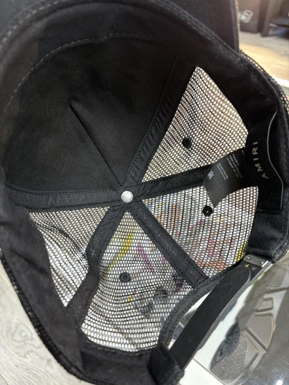 Amiri Stacked Bones Trucker Hat ' Black