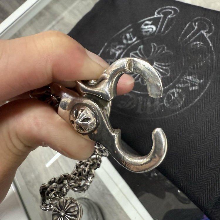 Chrome Hearts Braclet | 925 Sterling Silver | Fancy Link | LOBSTER CLASP