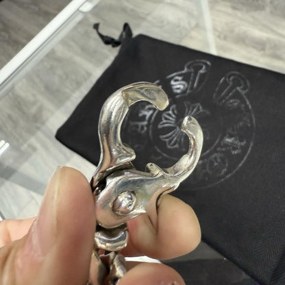Chrome Hearts Braclet | 925 Sterling Silver | Fancy Link | LOBSTER CLASP