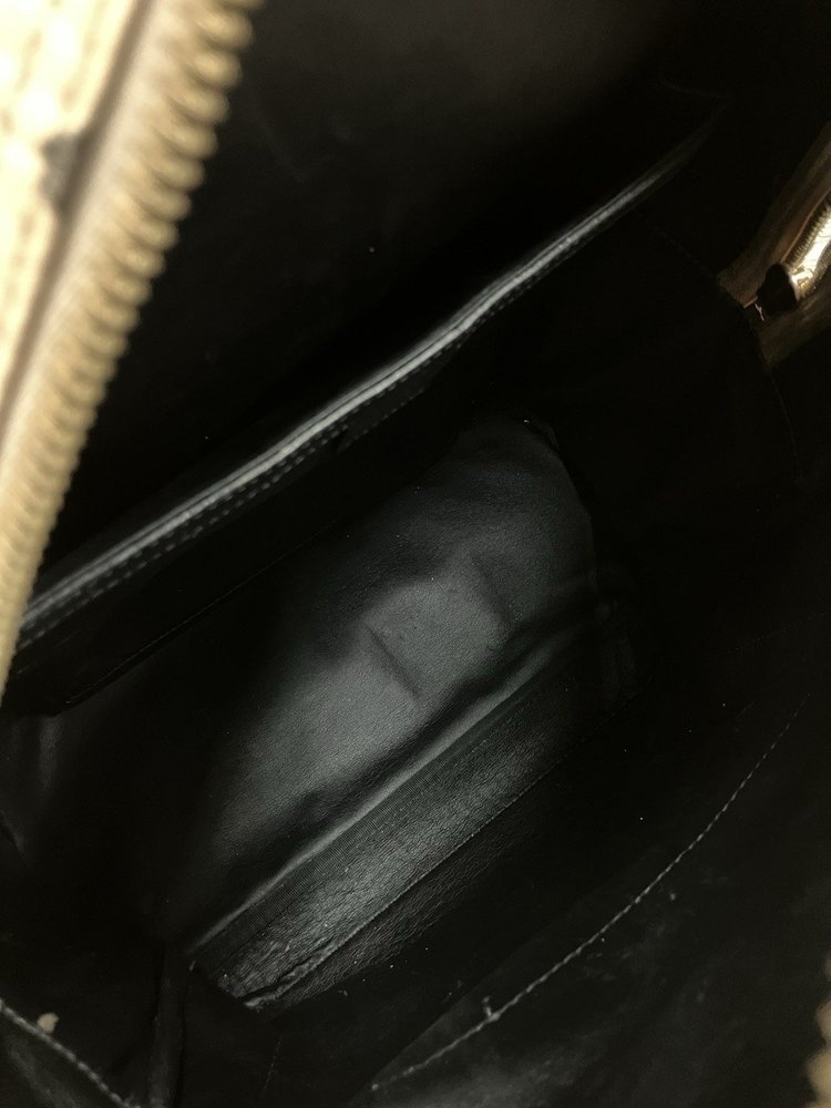 MCM Stark Side Studs Backpack In Visetos ' Beige