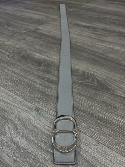 Size 90/36 - Dior CD Buckle Belt ' Leather Gray